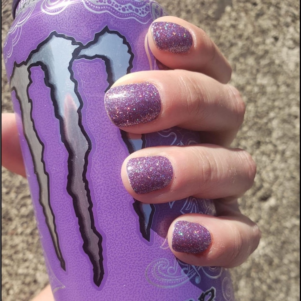 *Rare, HTF* Color Street: Everyday I’m Sparkling | Purple Glitter Party Sparkle - Picture 9 of 10